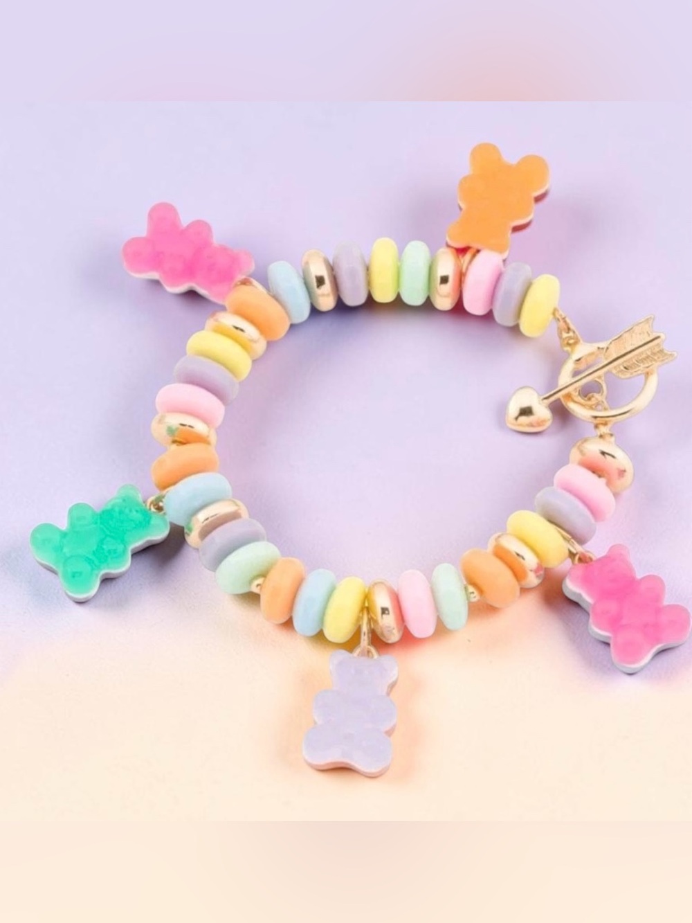 Betsey Johnson  Gummy Bears Charm Bracelet - Multicolor - Picture 8 of 16